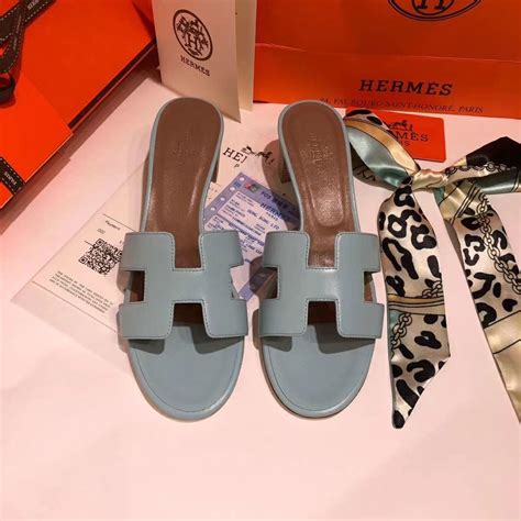 sky blue hermes slippers|Hermes usa official website.